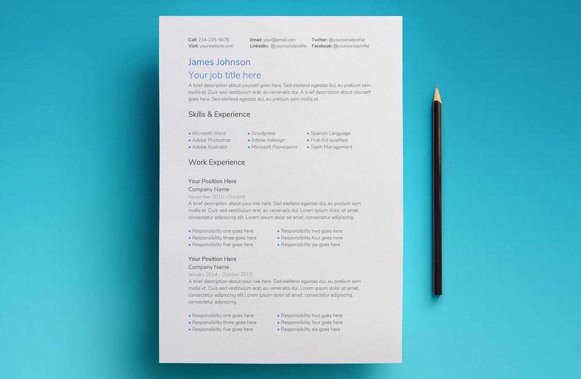 10+ Free Google Docs Resume Templates To Download Now Regarding Google Word Document Templates