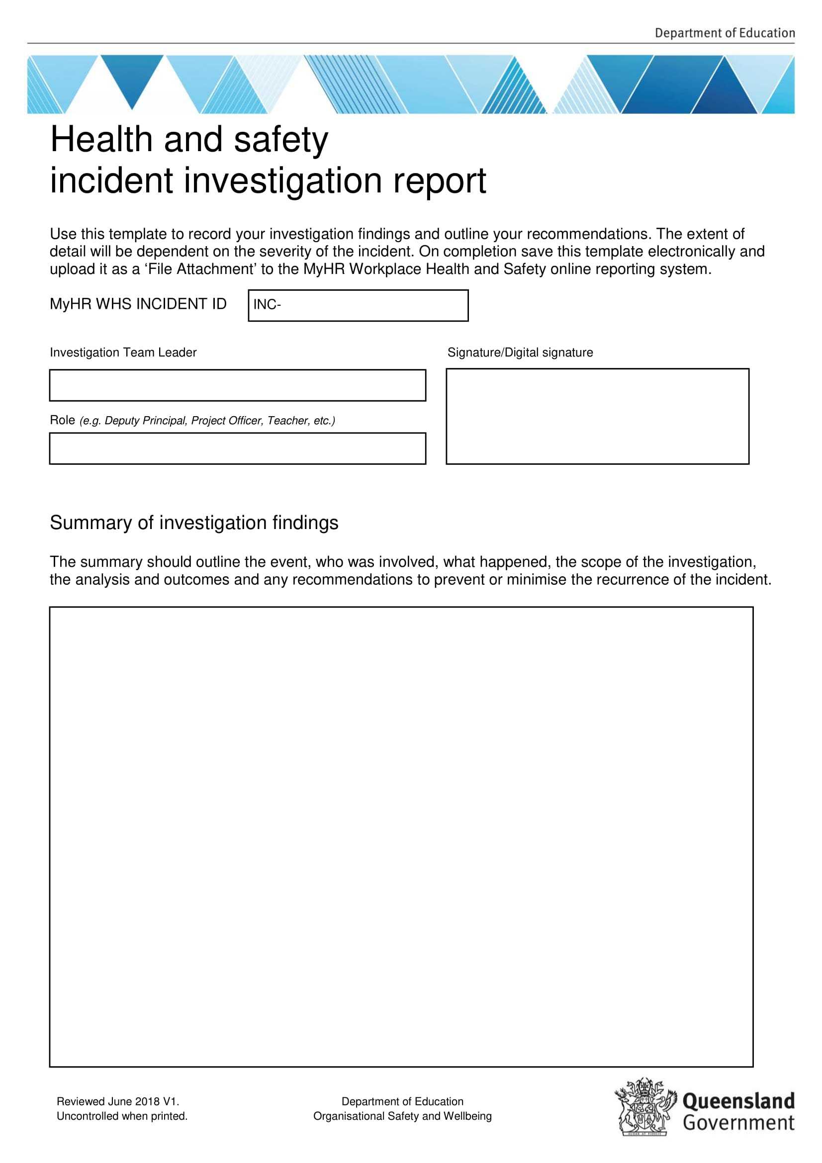 10+ Workplace Investigation Report Examples – Pdf | Examples Regarding Sexual Harassment Investigation Report Template