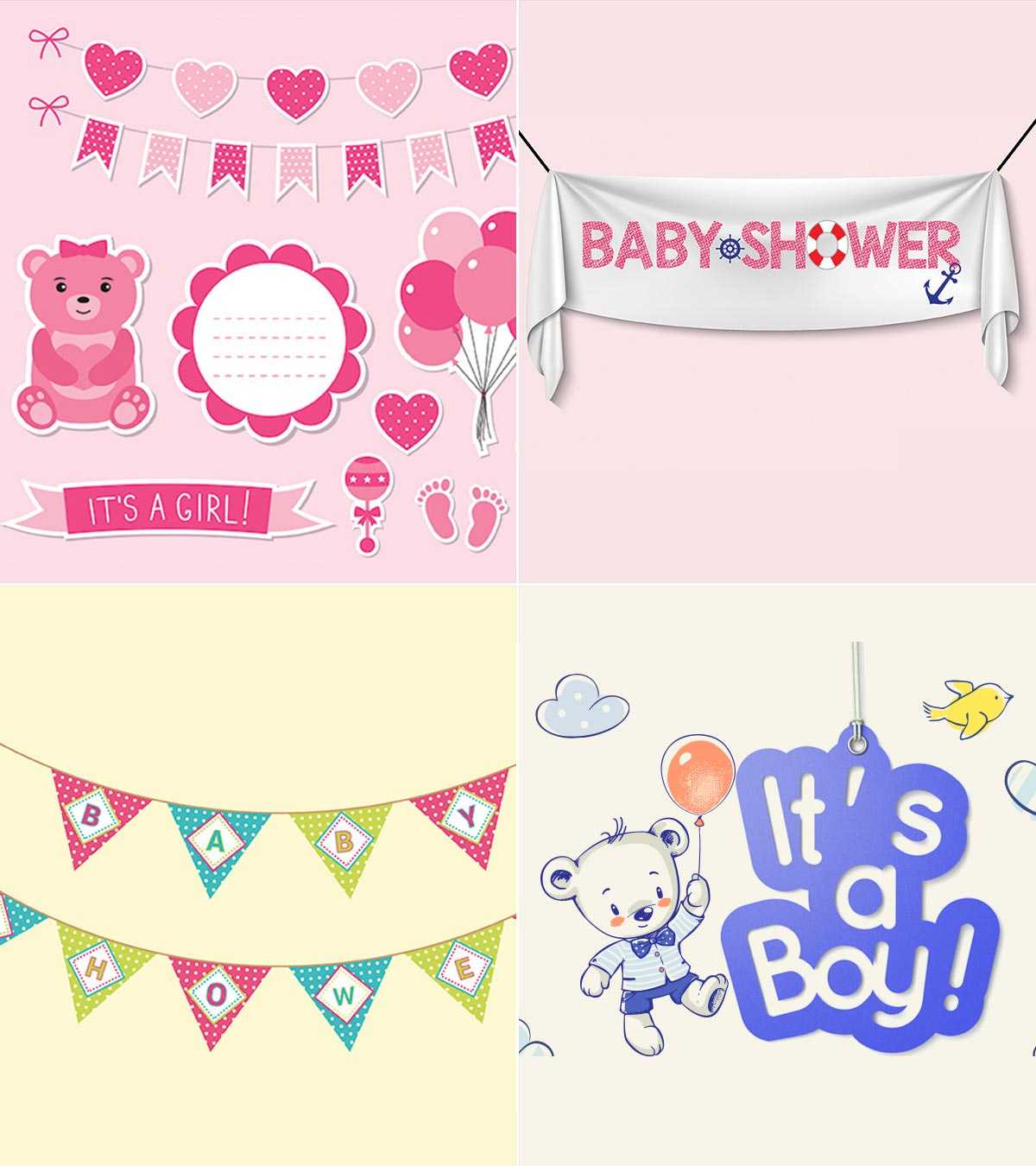 11 Attractive Baby Shower Banner Ideas For Diy Baby Shower Banner Template
