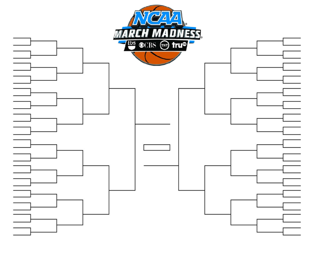 15 March Madness Brackets Designs To Print For Ncaa Inside Blank March Madness Bracket Template