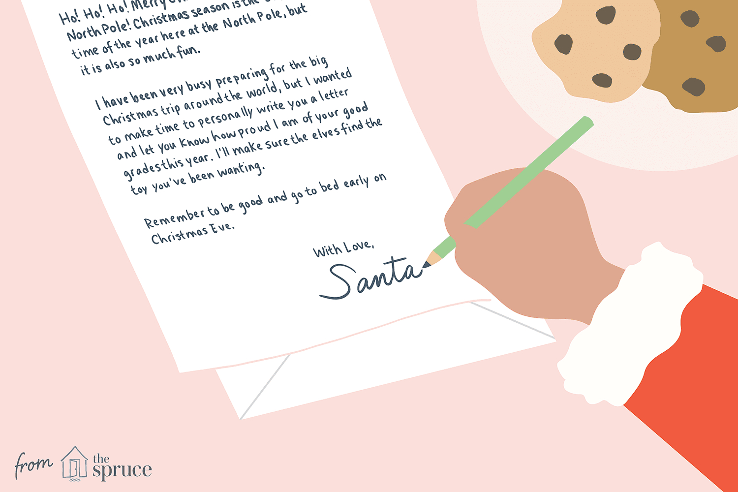 17 Free Letter From Santa Templates Intended For Blank Letter Writing Template For Kids
