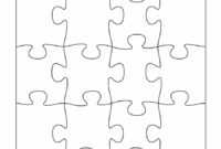 19 Printable Puzzle Piece Templates ᐅ Templatelab in Blank Jigsaw Piece Template