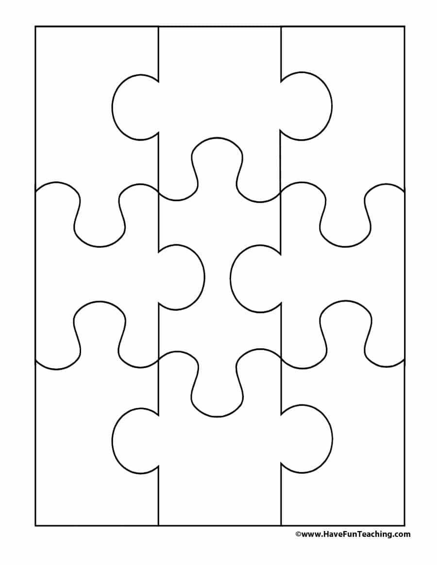 19 Printable Puzzle Piece Templates ᐅ Templatelab With Regard To Jigsaw Puzzle Template For Word