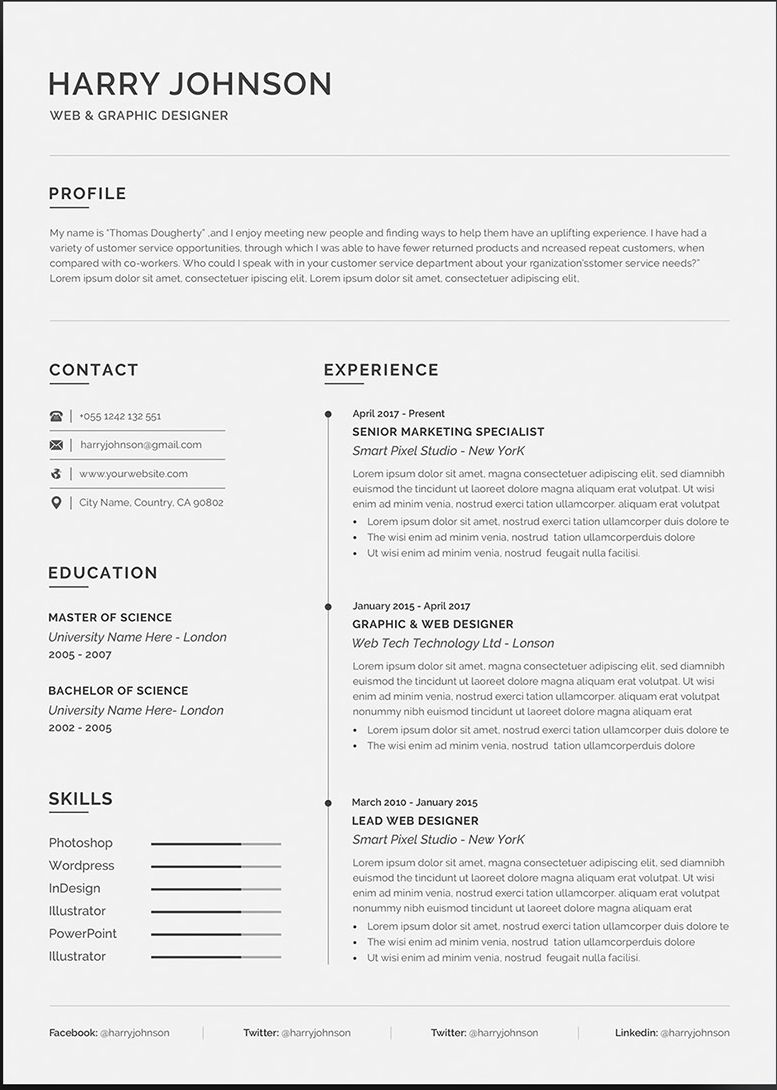 20+ Free And Premium Word Resume Templates [Download] Regarding Microsoft Word Resumes Templates