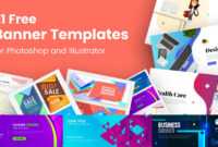 21 Free Banner Templates For Photoshop And Illustrator pertaining to Free Website Banner Templates Download