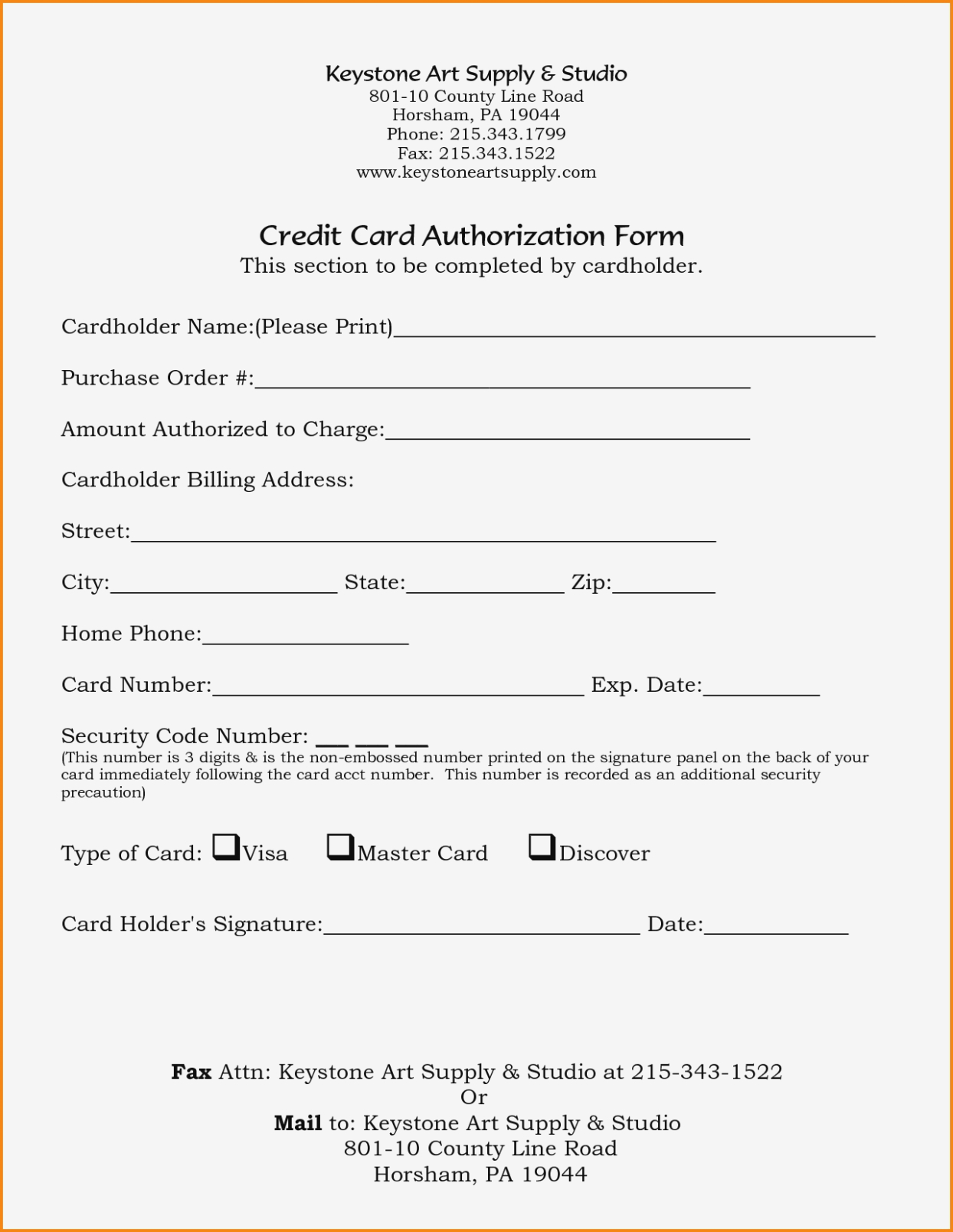 23+ Credit Card Authorization Form Template Pdf Fillable 2020!! Regarding Credit Card Authorization Form Template Word