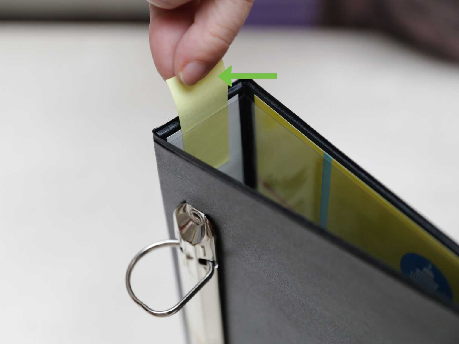 3 Ways To Insert A Label Into A Binder Spine Wikihow Throughout