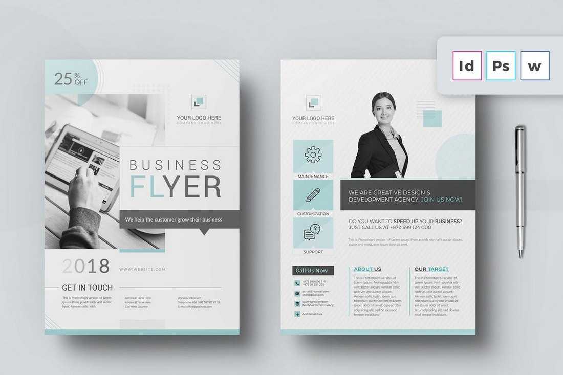 30+ Best Microsoft Word Brochure Templates – Creative Touchs Intended For Templates For Flyers In Word