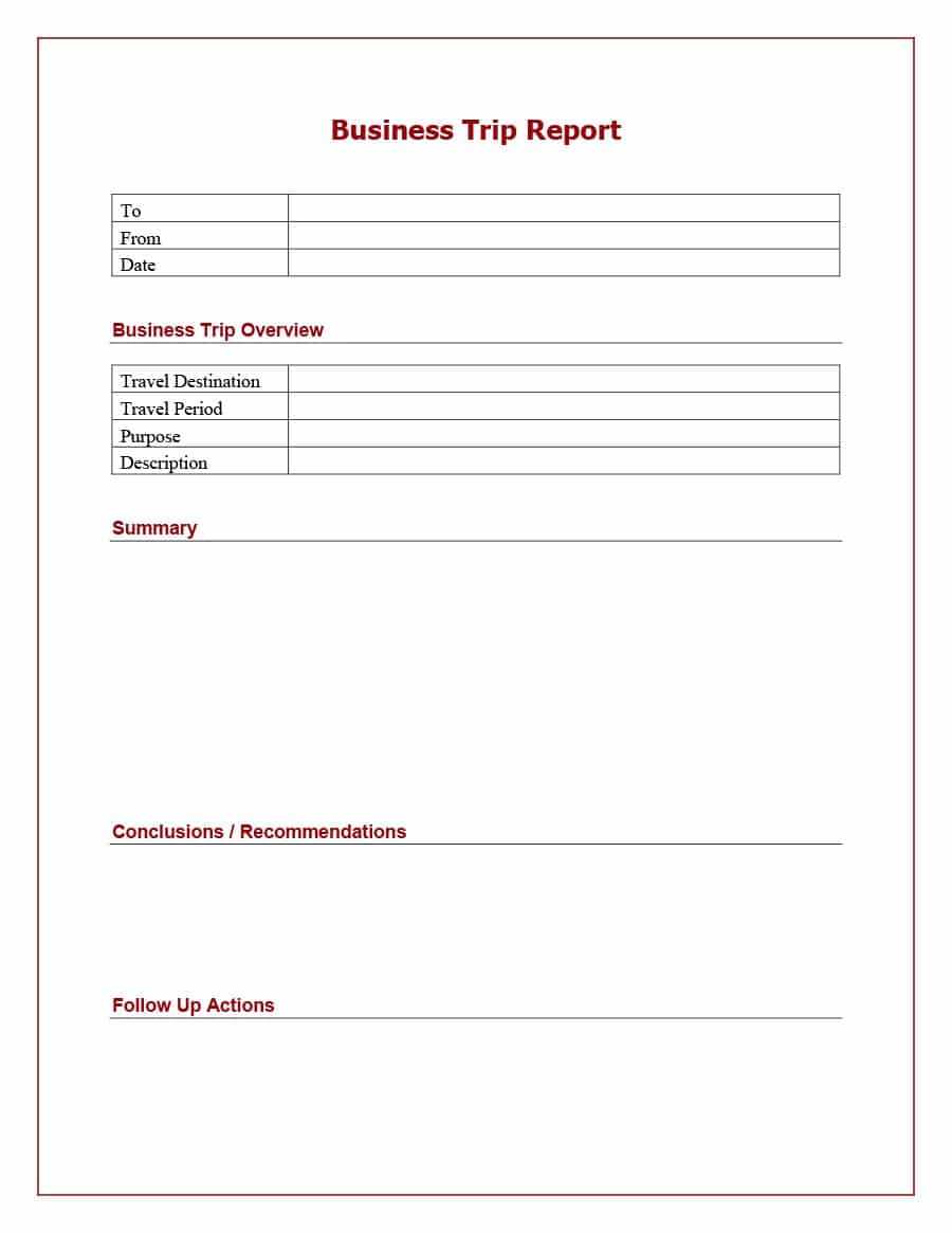 30+ Business Report Templates & Format Examples ᐅ Templatelab Intended For Business Trip Report Template Pdf