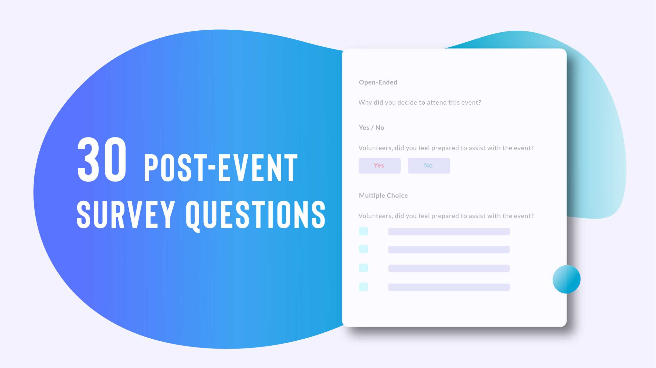 30 Post Event Survey Questions (+ Why They Matter) | Wild Within Post Event Evaluation Report Template