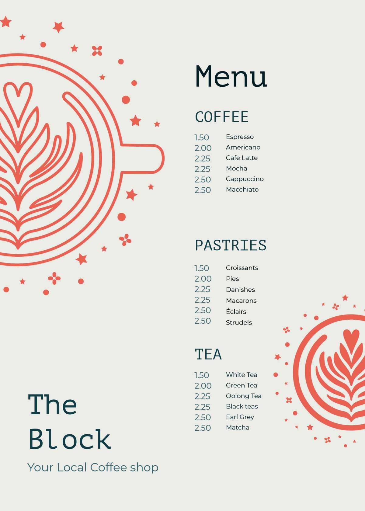 32 Free Simple Menu Templates For Restaurants, Cafes, And In Free Cafe Menu Templates For Word