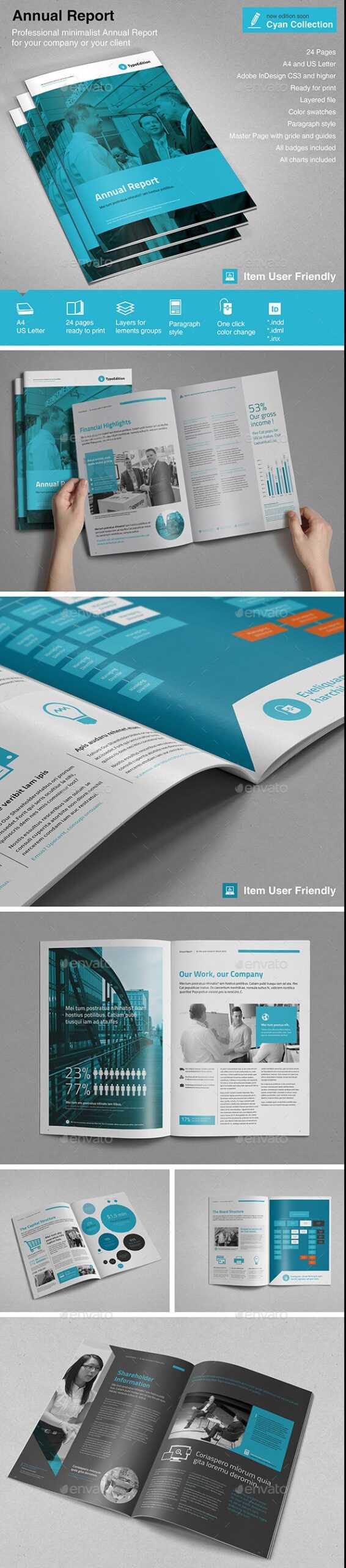 32+ Indesign Annual Report Templates For Corporate In Free Annual Report Template Indesign