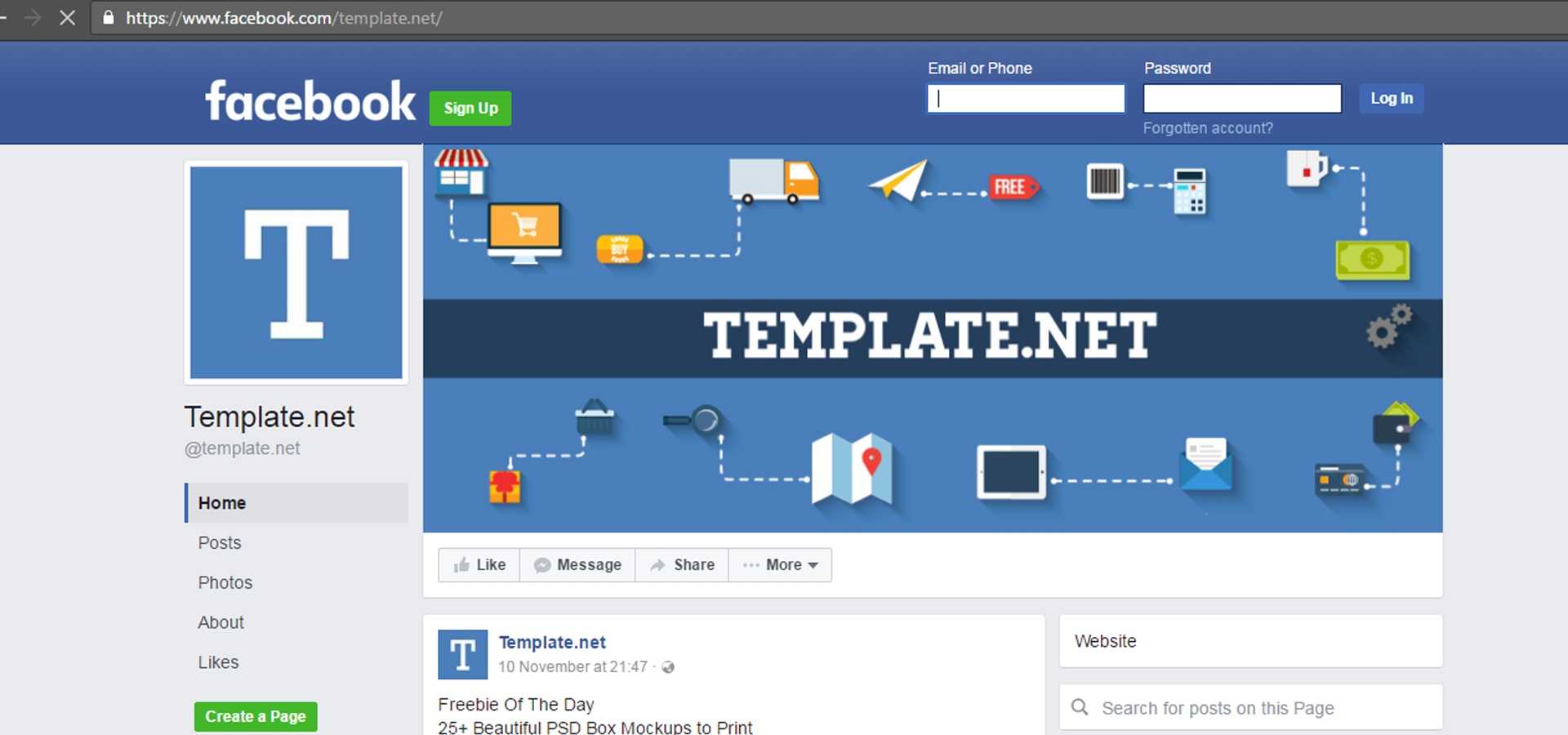 33+ Facebook Timeline Cover Page Templates & Designs | Free With Facebook Banner Template Psd