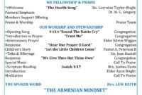 33 Free Church Bulletin Templates (+Church Programs) ᐅ with regard to Church Program Templates Word