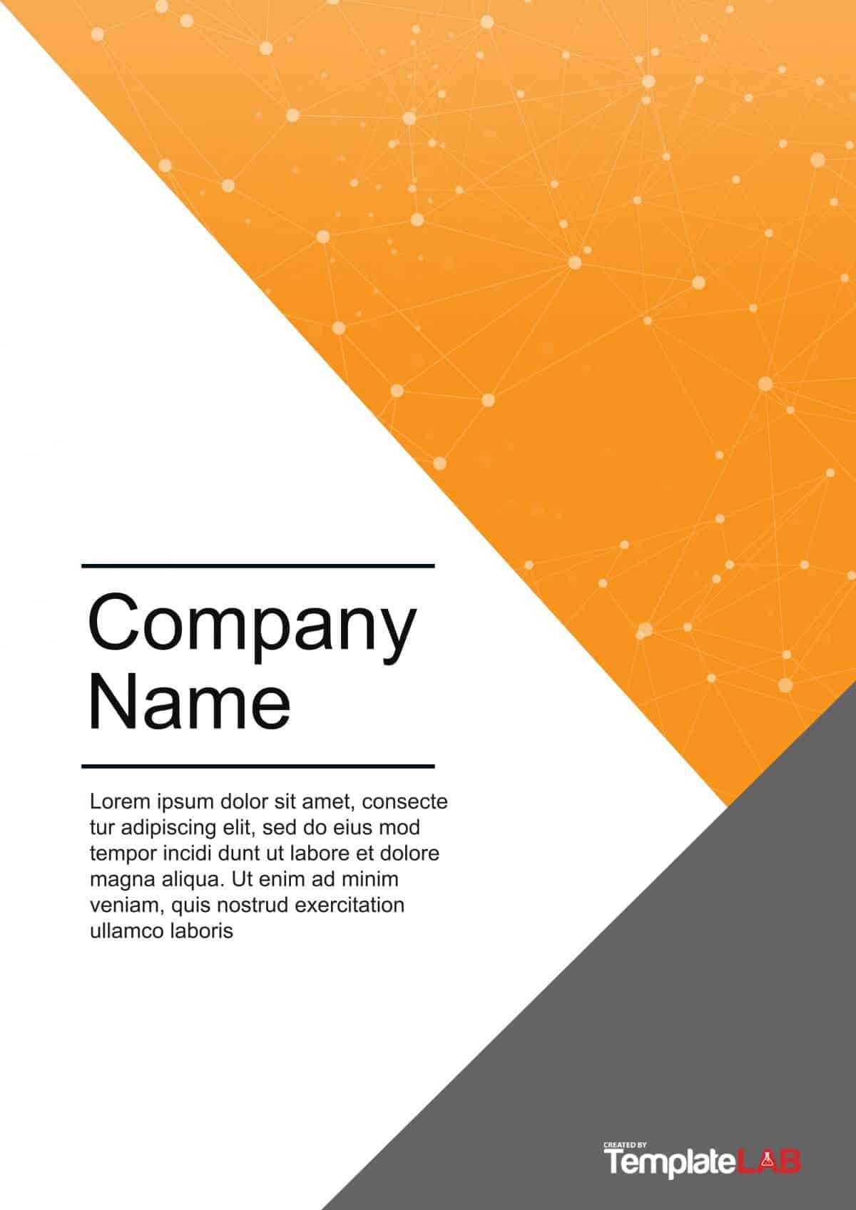 39 Amazing Cover Page Templates (Word + Psd) ᐅ Templatelab Inside Cover Page Of Report Template In Word