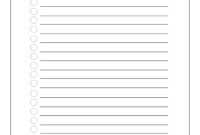 3Cf515 Blank Checklist Templates | Wiring Library throughout Blank Checklist Template Word