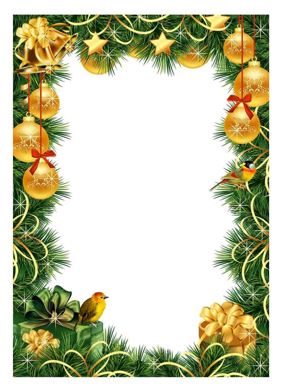 40+ Free Christmas Borders And Frames – Printable Templates Within Christmas Border Word Template