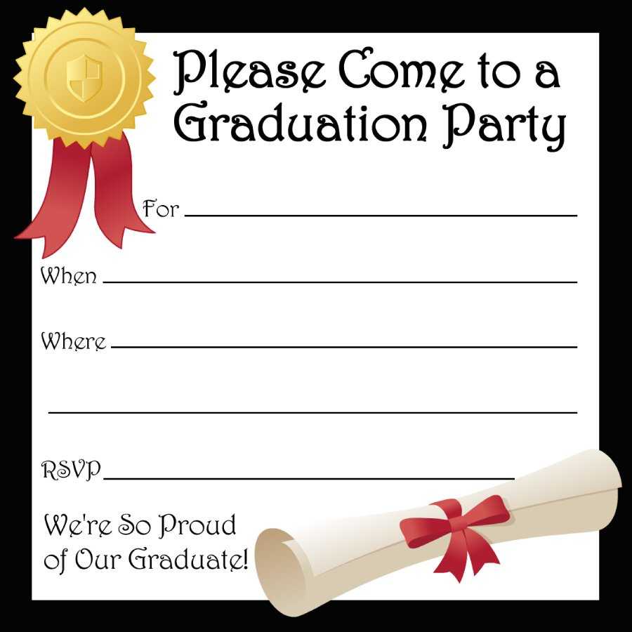40+ Free Graduation Invitation Templates ᐅ Templatelab For Free Graduation Invitation Templates For Word