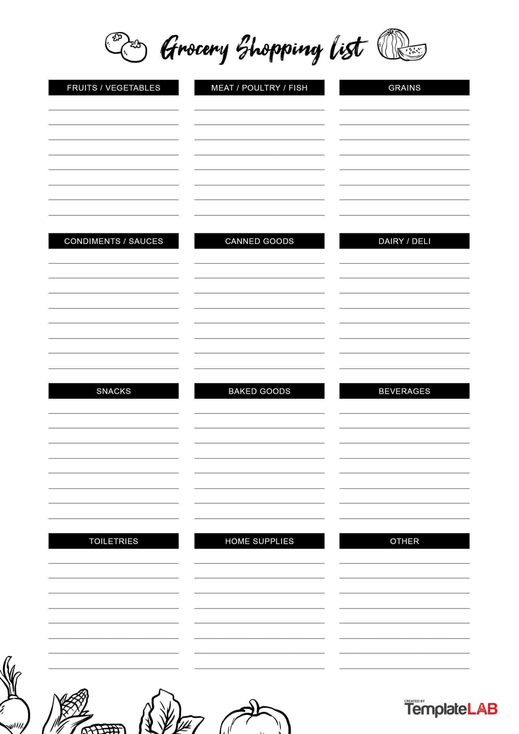 40-printable-grocery-list-templates-shopping-list-for-blank