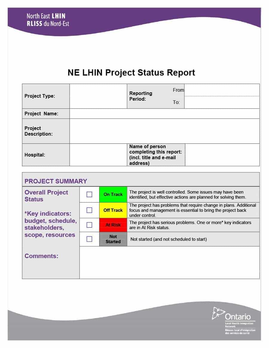 40+ Project Status Report Templates [Word, Excel, Ppt] ᐅ For Good Report Templates