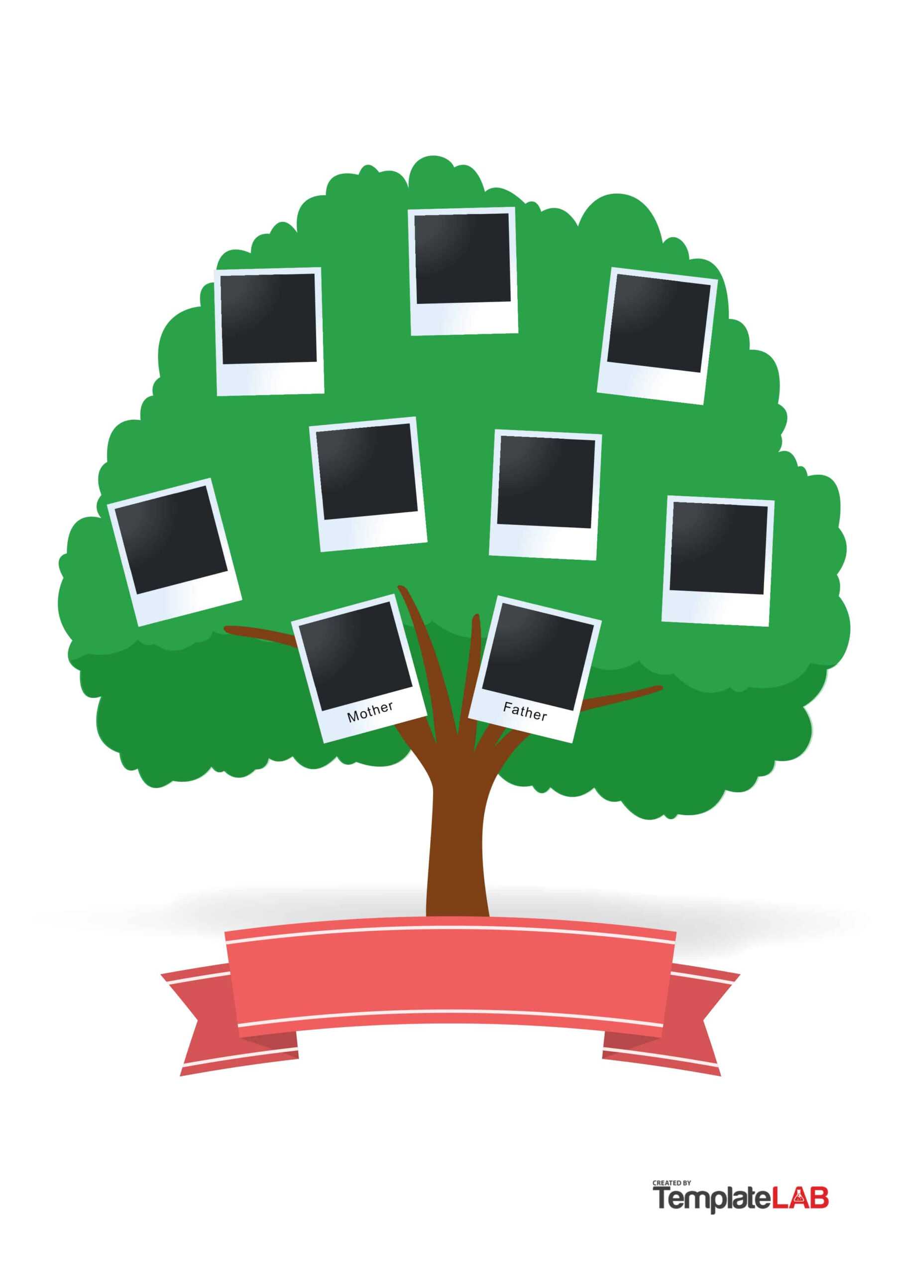41+ Free Family Tree Templates (Word, Excel, Pdf) ᐅ Templatelab Pertaining To Fill In The Blank Family Tree Template