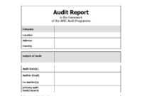50 Free Audit Report Templates (Internal Audit Reports) ᐅ inside It Audit Report Template Word