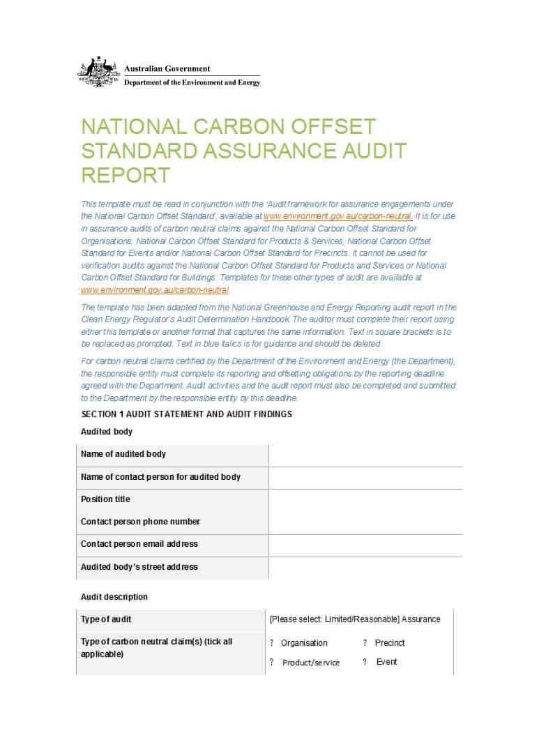 50 Free Audit Report Templates (Internal Audit Reports) ᐅ Throughout Audit Findings Report Template