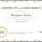 50 Free Creative Blank Certificate Templates In Psd In Blank Award Certificate Templates Word