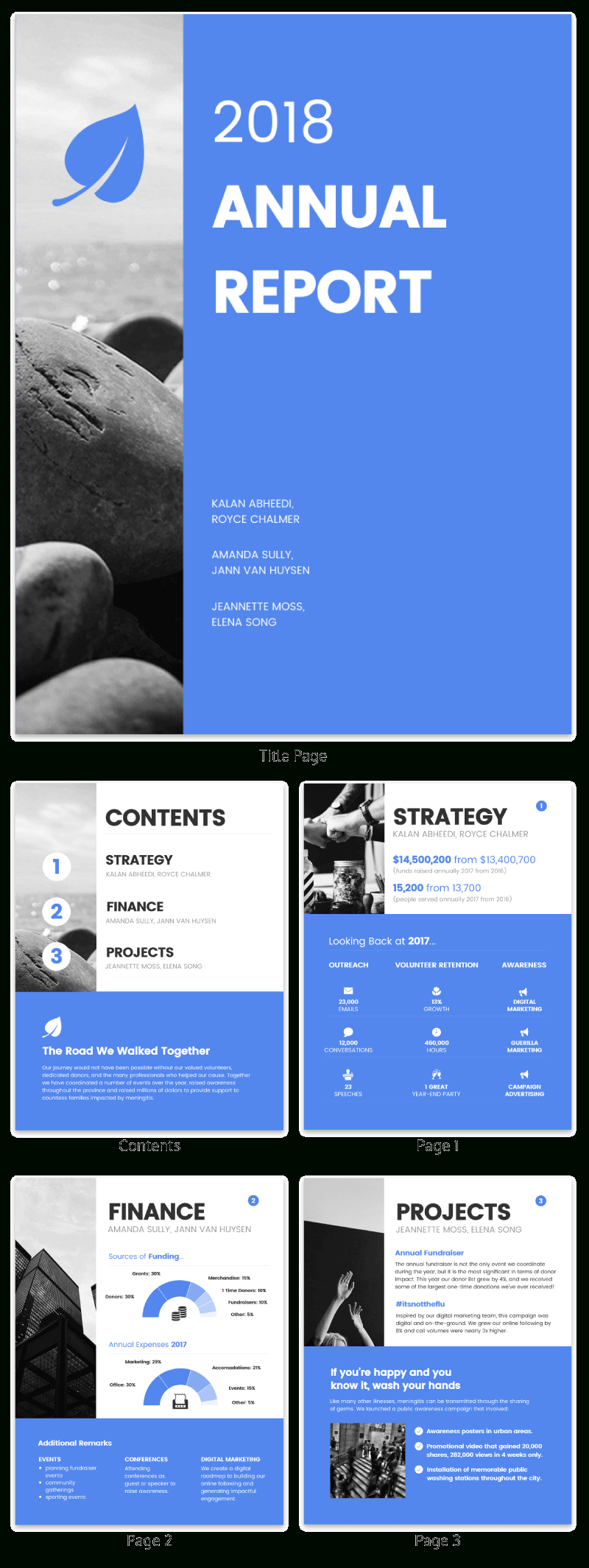 55+ Annual Report Design Templates & Inspirational Examples With Good Report Templates