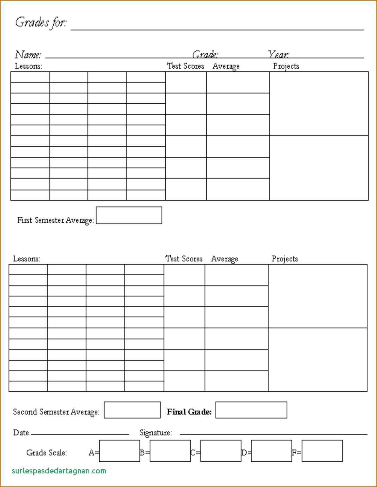 56 Free Printable Homeschool Middle School Report Card With Regard To Middle School Report Card Template