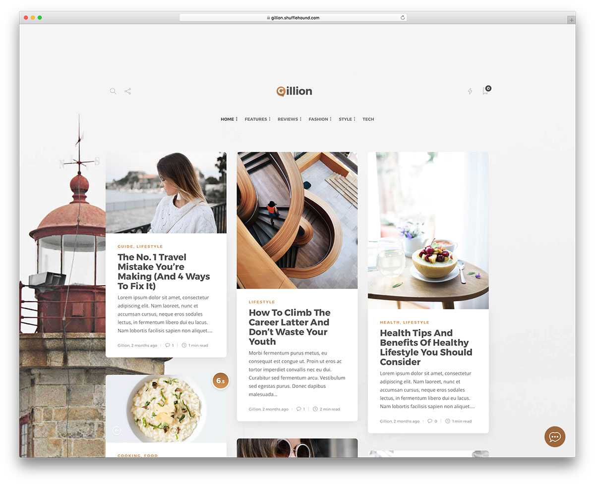 60+ Best Clean WordPress Themes 2020 – Colorlib With Regard To Blank Food Web Template