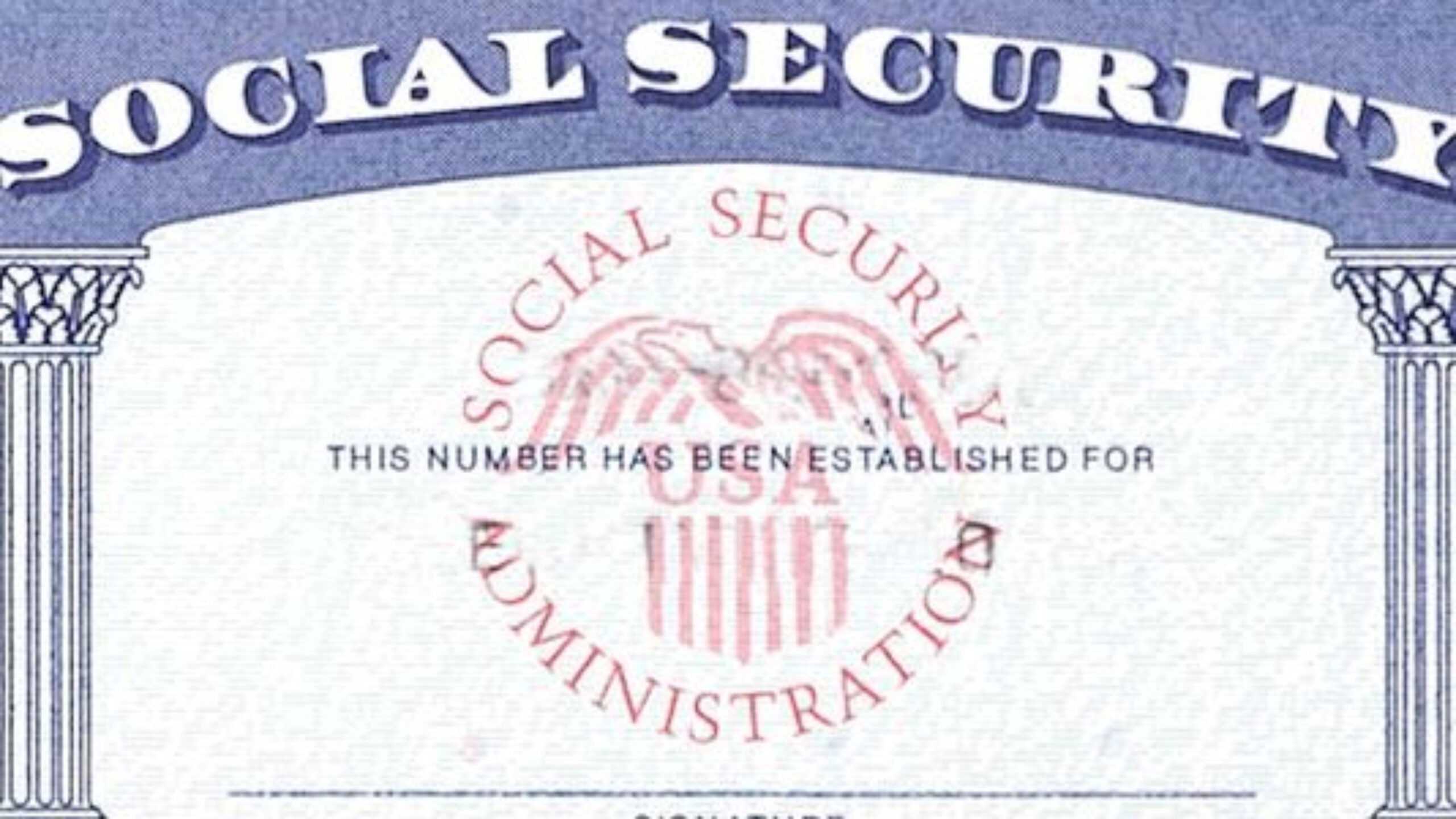 7 Social Security Card Template Psd Images - Social Security With Blank Social Security Card Template