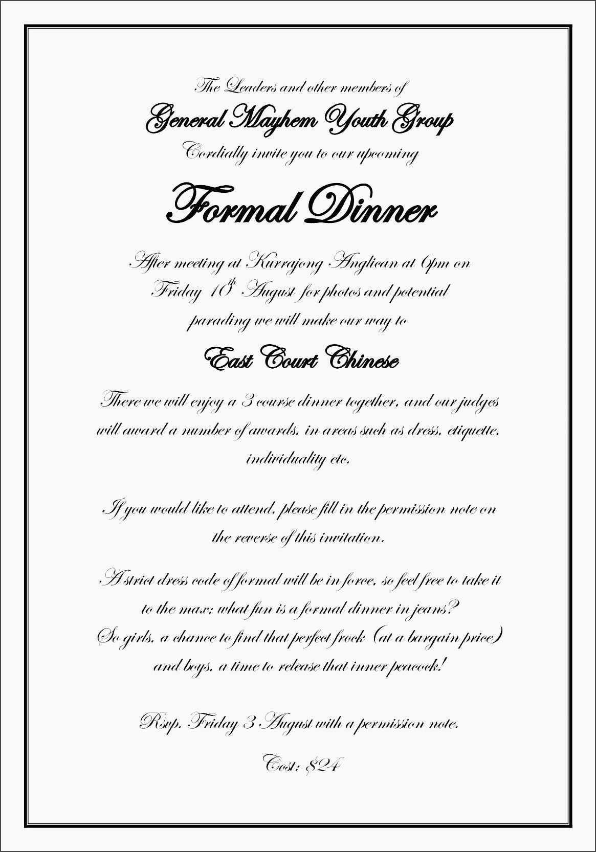 82 Customize Example Of Gala Dinner Invitation For Ms Word Inside Free Dinner Invitation Templates For Word