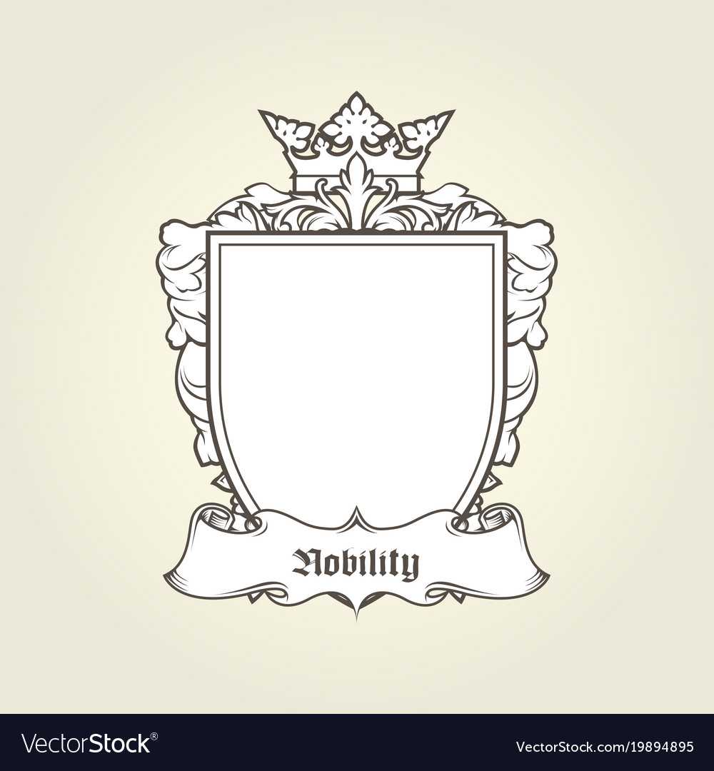 8D9B6E Code Of Arms Template | Wiring Resources Throughout Blank Shield Template Printable