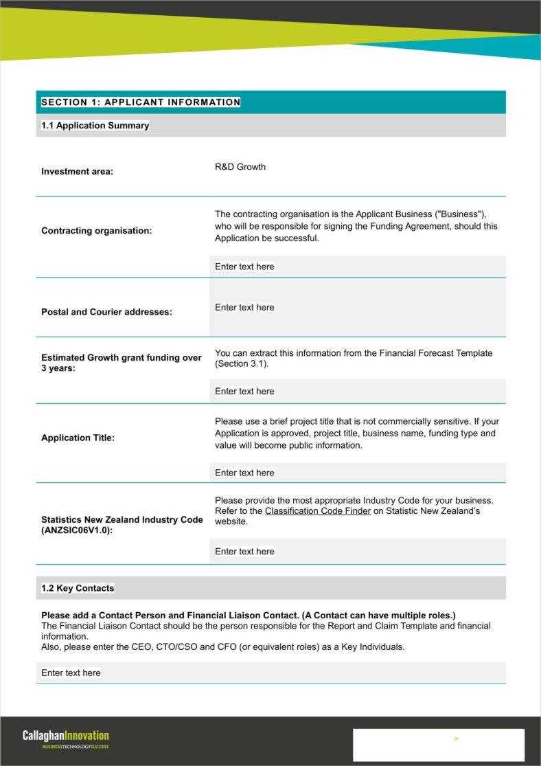 9+ Funding Application Form Templates - Free Pdf, Doc Format Throughout Funding Report Template
