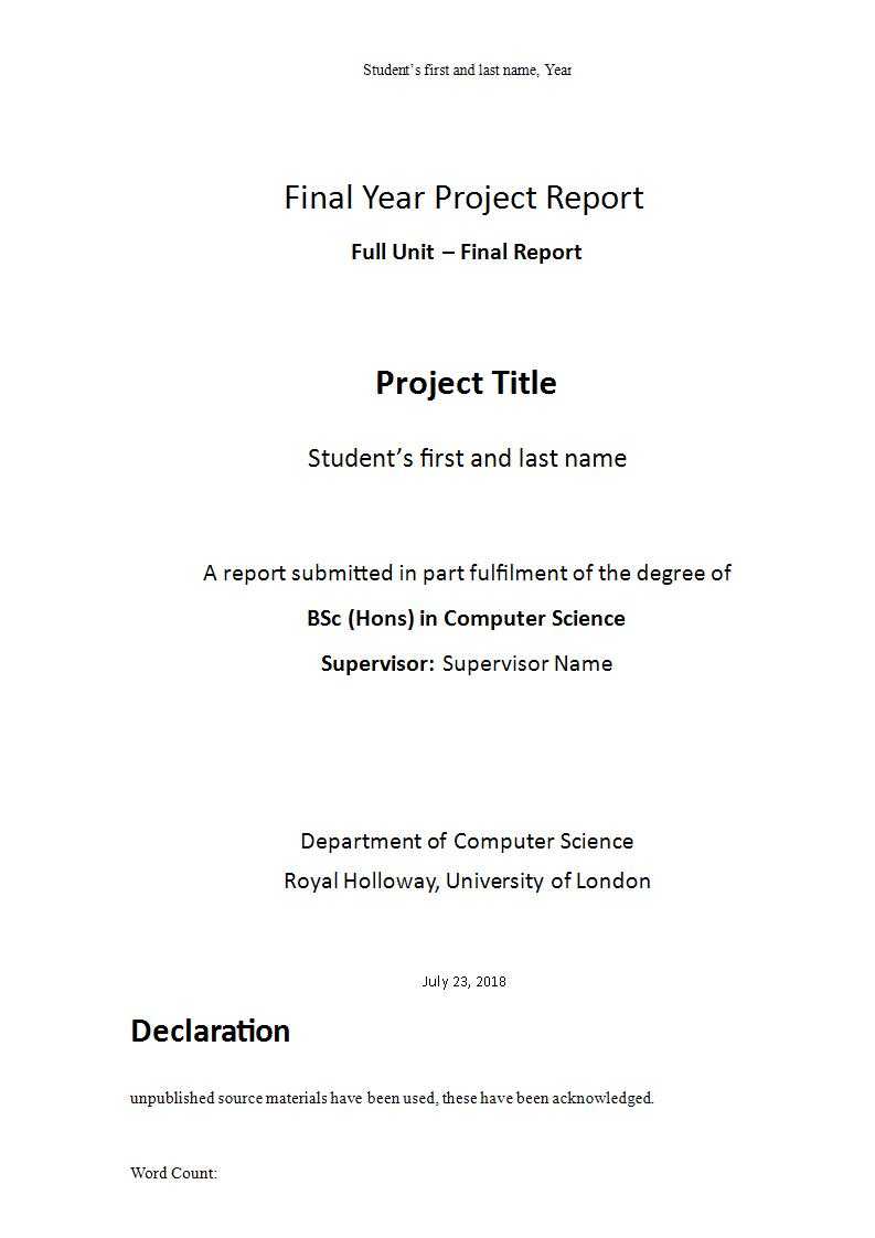 9+ Report Writing Example For Students – Pdf, Doc | Examples Within Pupil Report Template