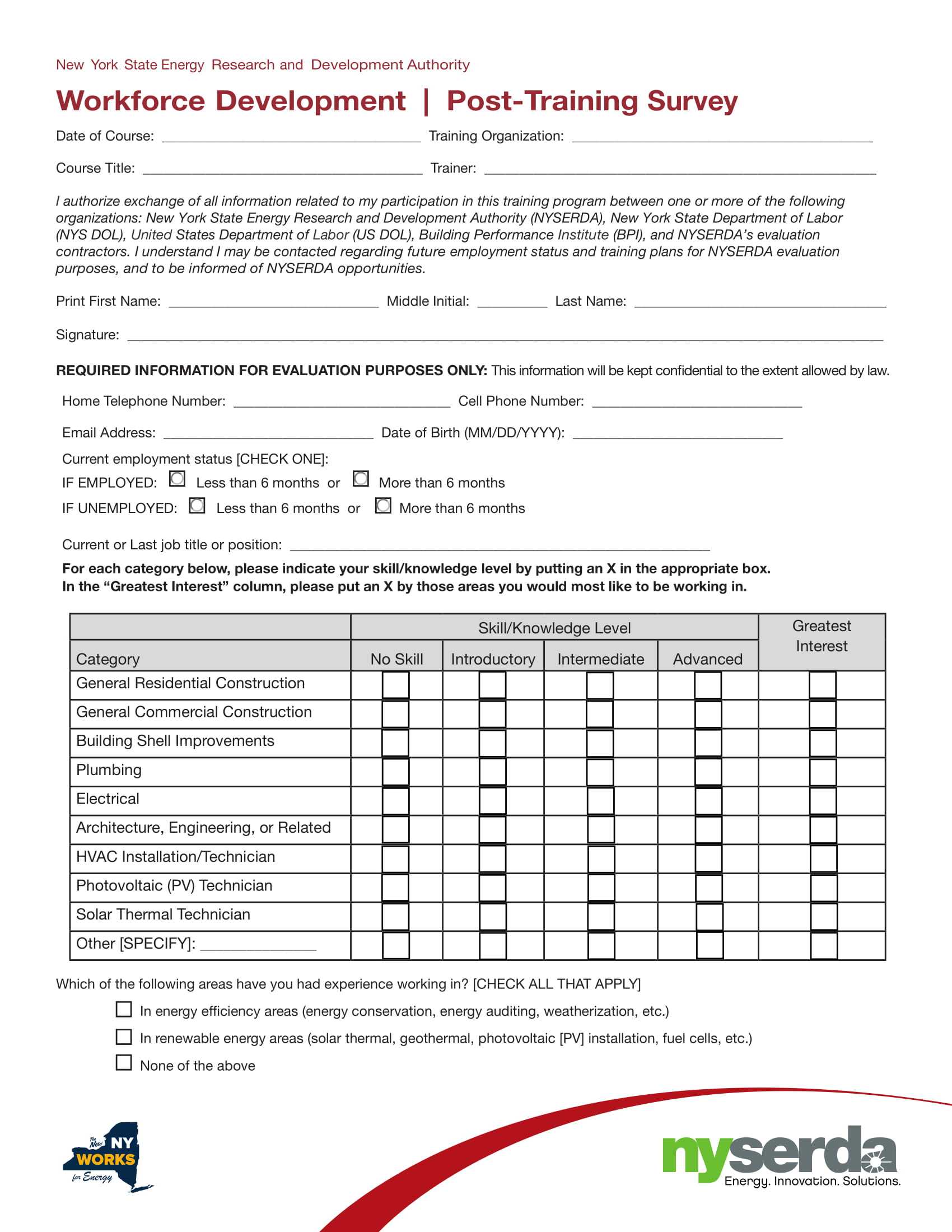 9+ Training Evaluation Survey Examples – Pdf, Word | Examples Intended For Training Evaluation Report Template