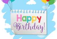 A Birthday Banner Template inside Free Happy Birthday Banner Templates Download