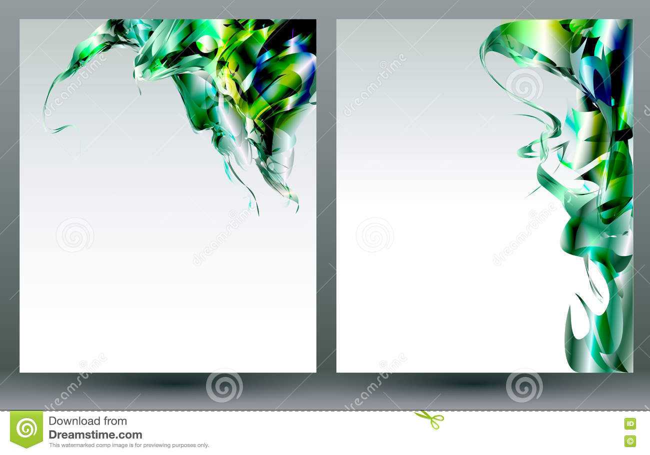 Abstract Blank Backgrounds Templates Stock Vector Pertaining To Blank Templates For Flyers