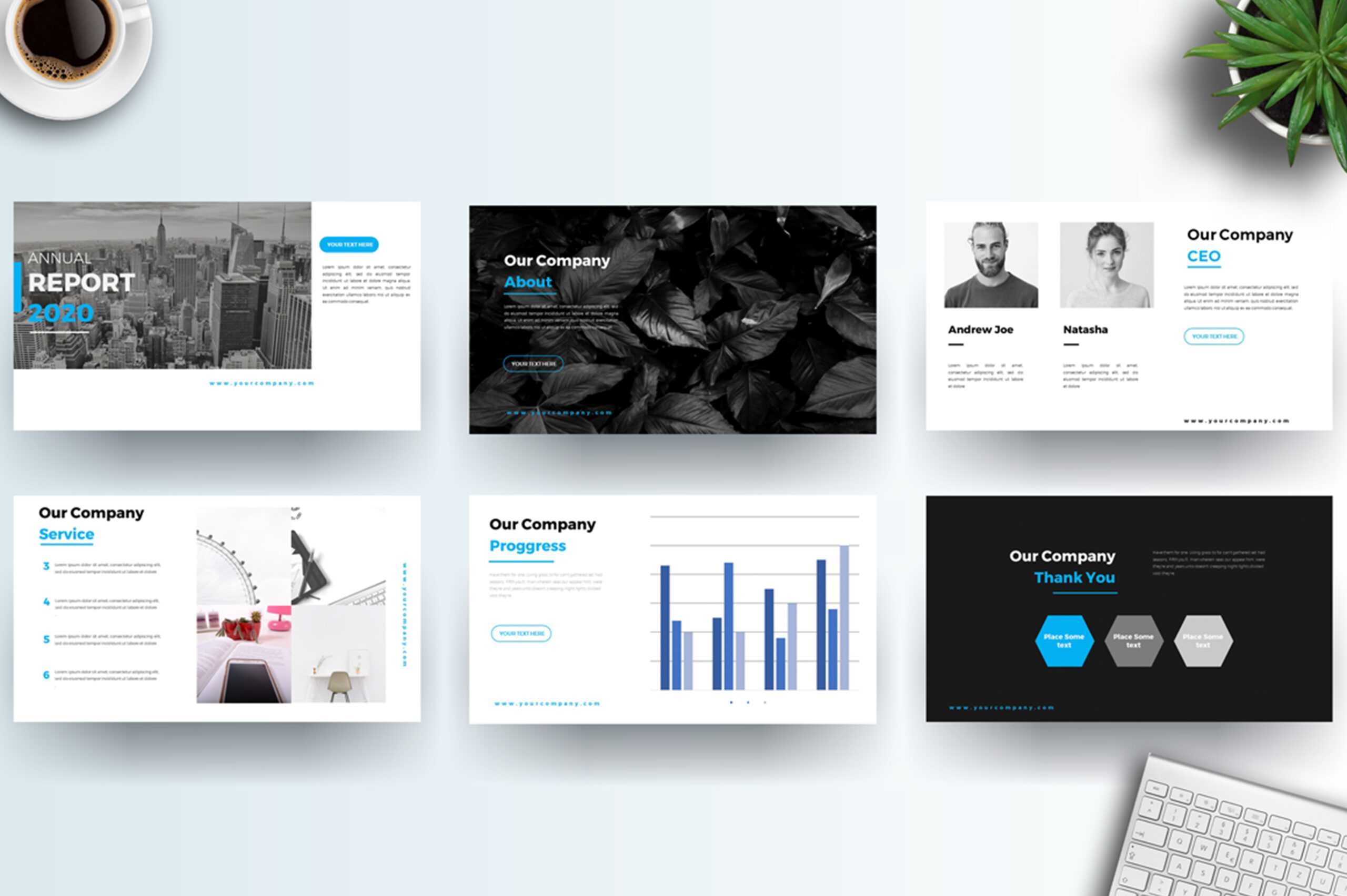 Annual Report Powerpoint Template – Vsual With Annual Report Ppt Template