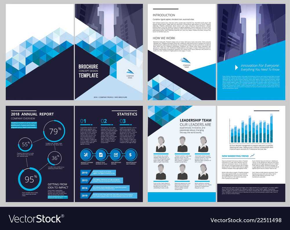 Annual Report Template Simple Document Financial Intended For Illustrator Report Templates