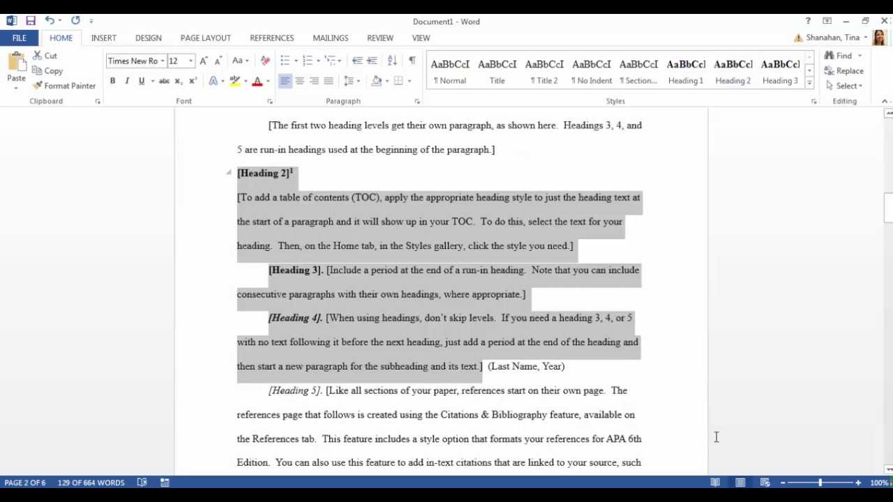 Apa Format Word Document – Calep.midnightpig.co Regarding Apa Template For Word 2010