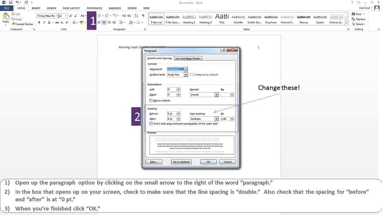 Apa Style Word 2013 - Calep.midnightpig.co Throughout Apa Format Template Word 2013