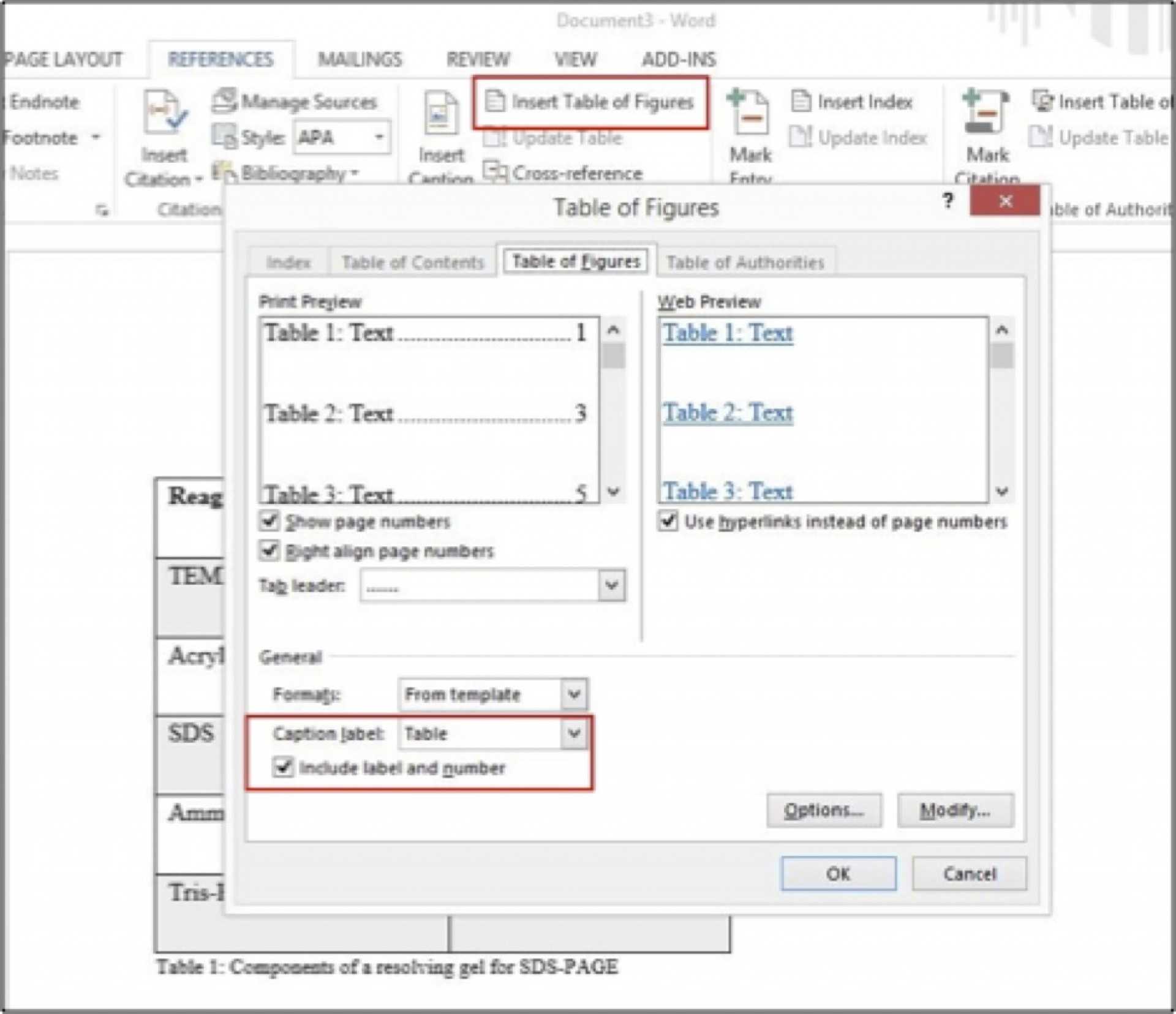 Apa Tables In Word – Calep.midnightpig.co Throughout Microsoft Word Table Of Contents Template
