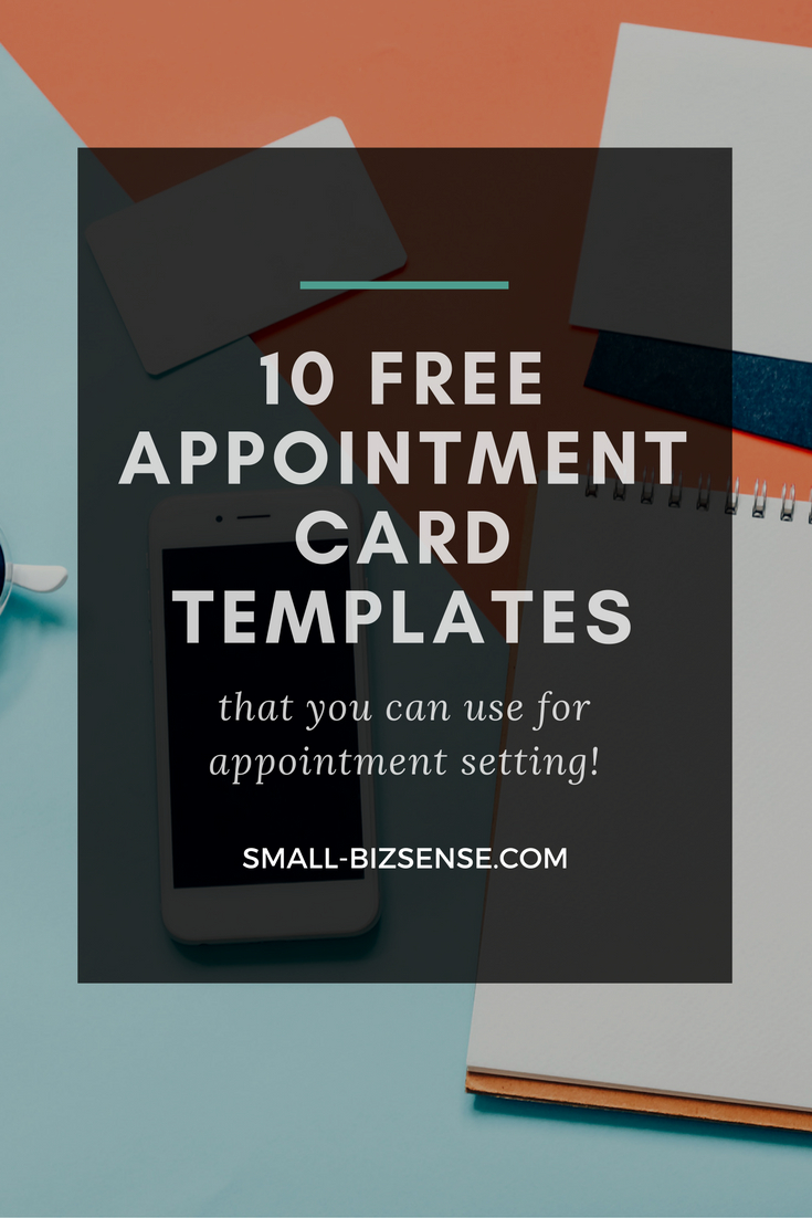 Appointment Card Template: 10 Free Resources For Small Intended For Appointment Card Template Word