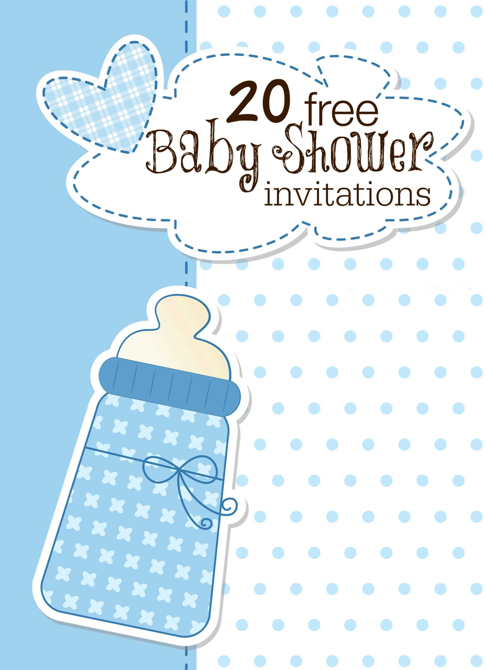 Baby Shower Invitations Printable – Dalep.midnightpig.co Regarding Free Baby Shower Invitation Templates Microsoft Word
