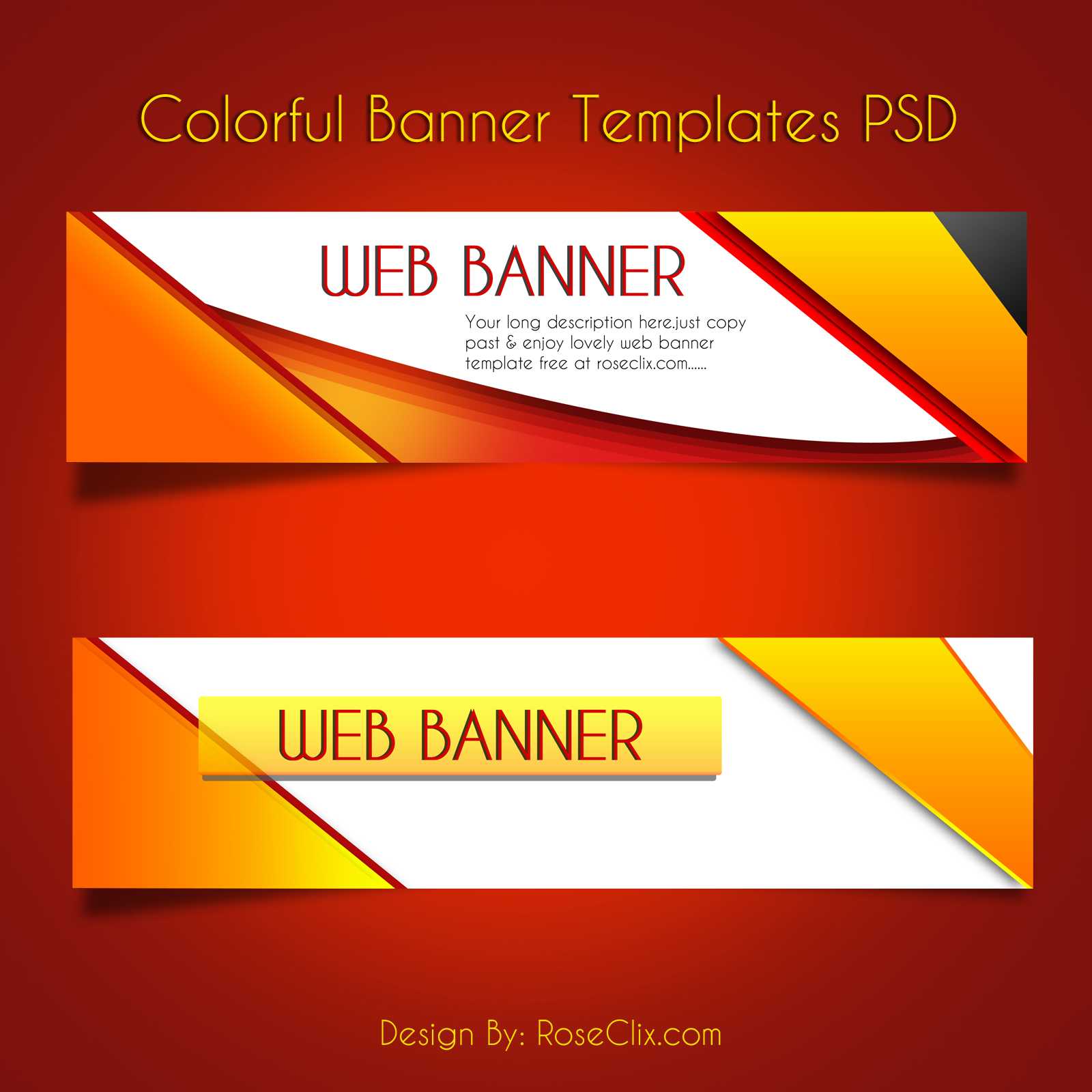 Banner Template Free – Calep.midnightpig.co Intended For Website Banner Templates Free Download