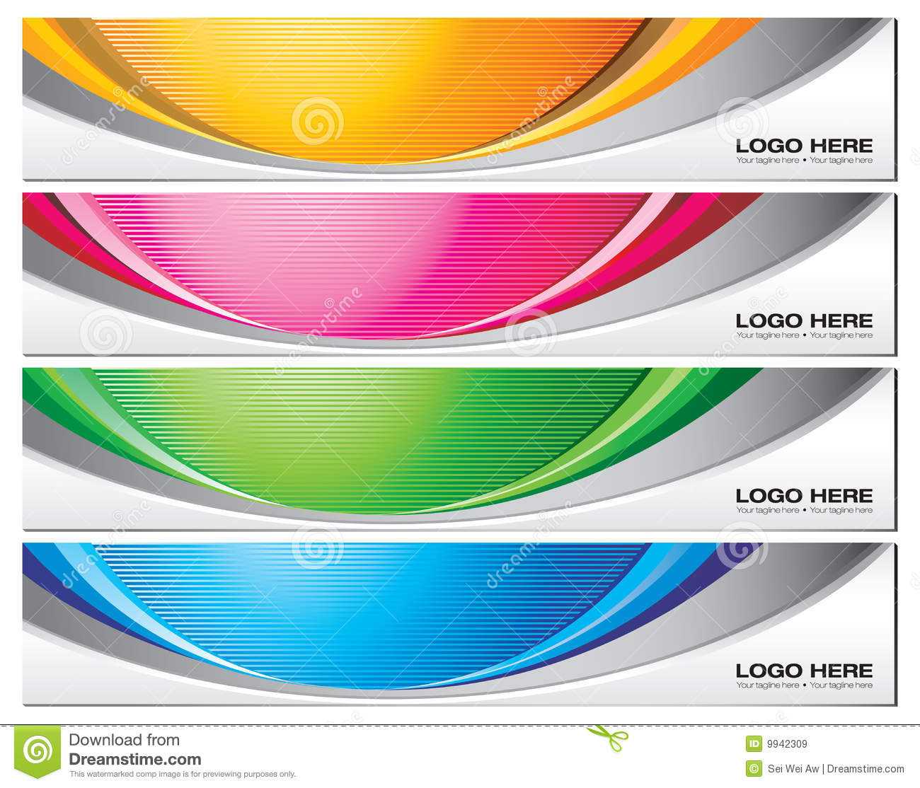 Banner Templates Stock Vector. Illustration Of Cool In Free Online Banner Templates