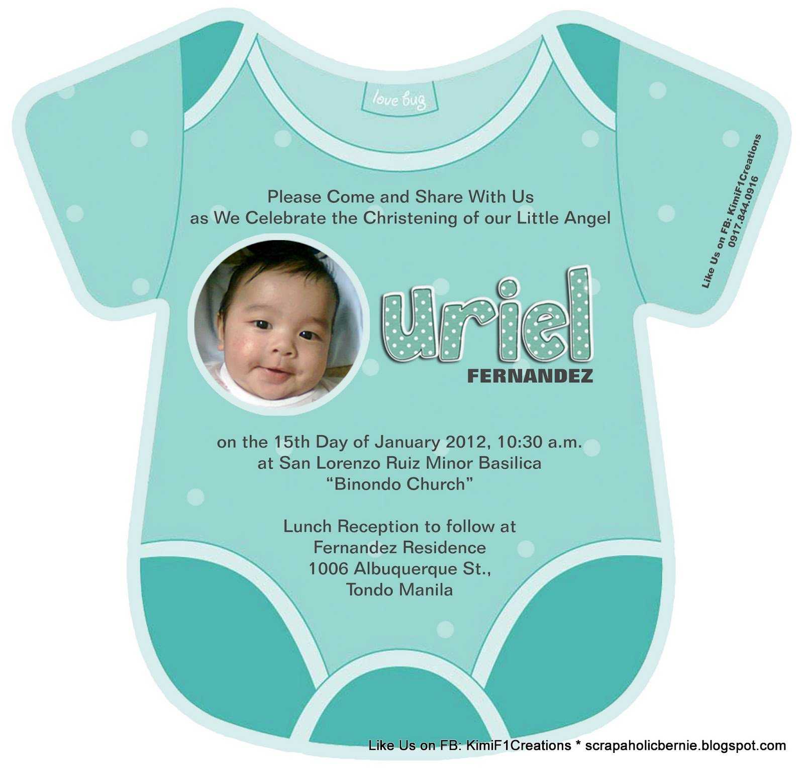 Baptism Invitations : Baptism Invitation Template In Blank Christening Invitation Templates