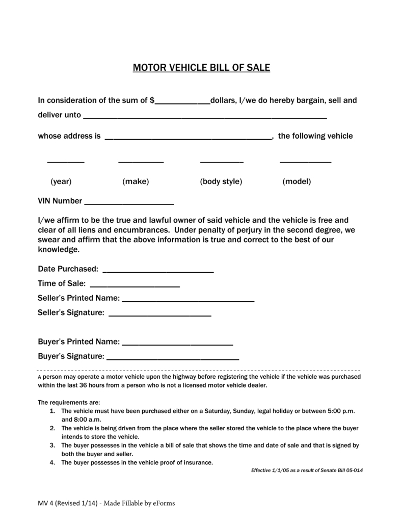 Bill Of Sale Template Colorado – Dalep.midnightpig.co In Vehicle Bill Of Sale Template Word